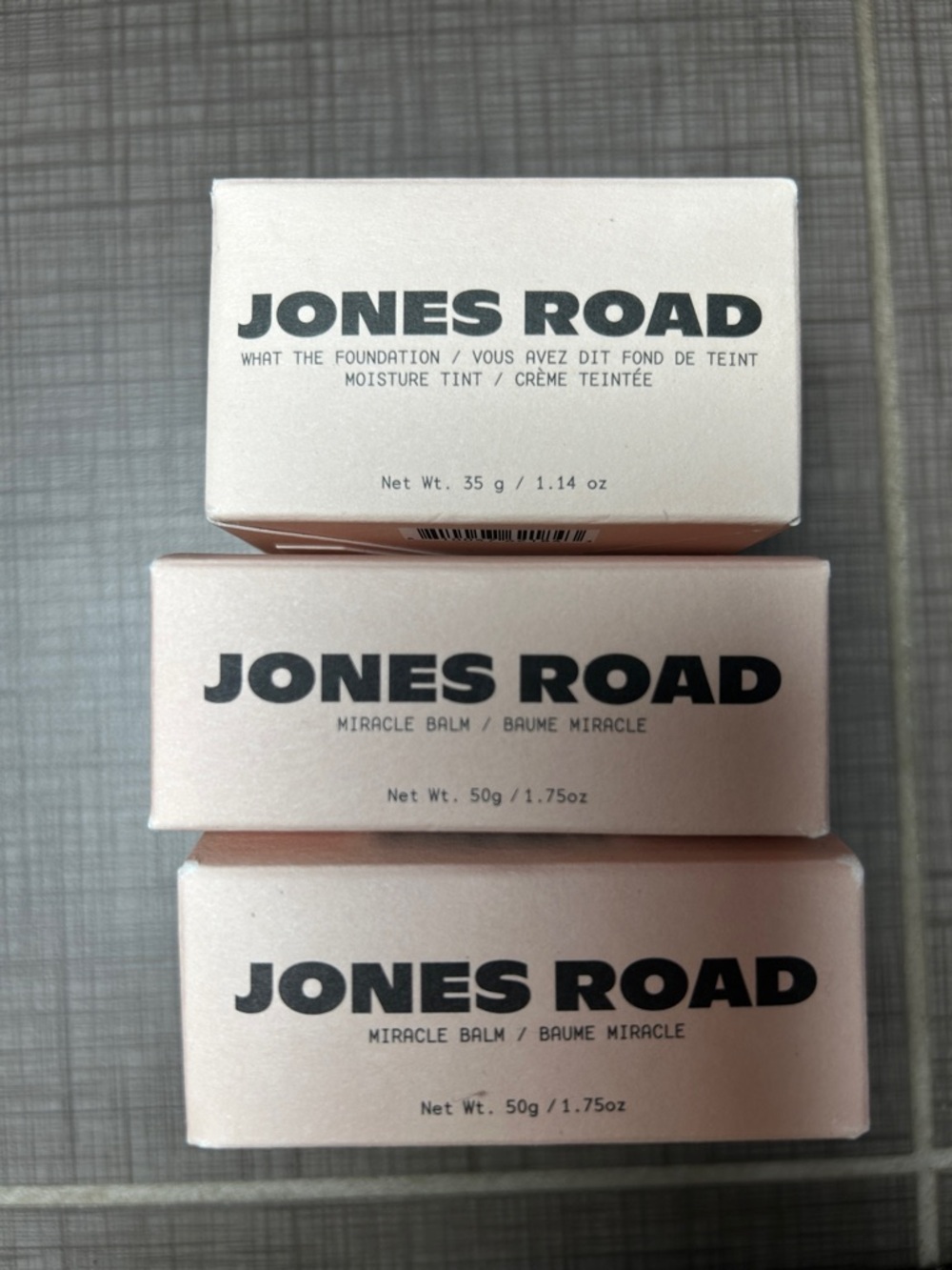 Jones Road Bundle 2 Miracle Balm and What the Foundation NIB